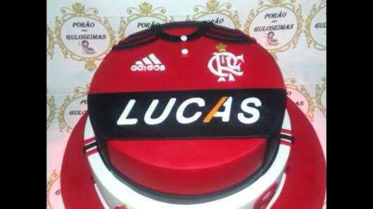 Festa do Flamengo bolo com 2 andares