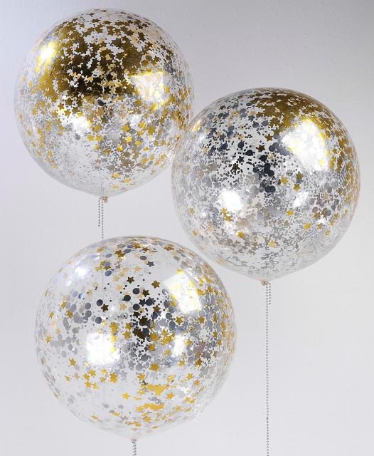 balões festas de Ano Novo