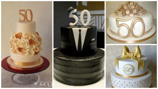 Diferentes versões de bolo de aniversário masculino de 50 anos para todos os gostos