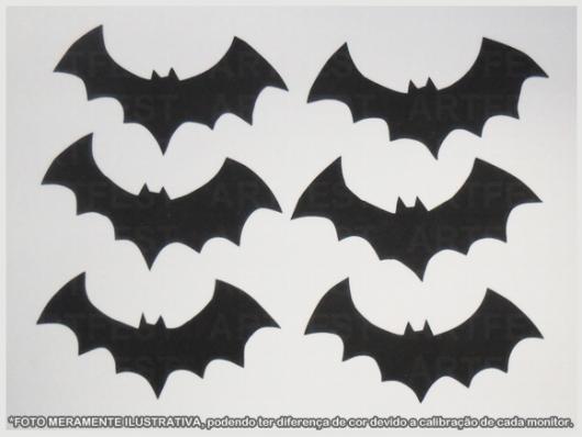 Enfeites de Halloween de EVA: morcegos