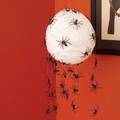 Enfeites de Halloween de Papel: aranha