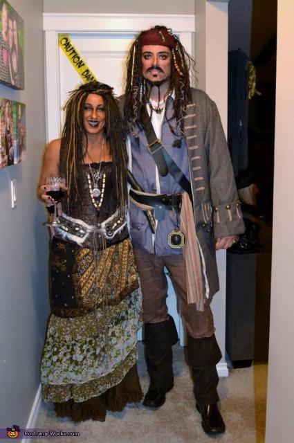 Fantasia de Jack Sparrow piratas do Caribe Plus Size - Jack Sparrow Pi