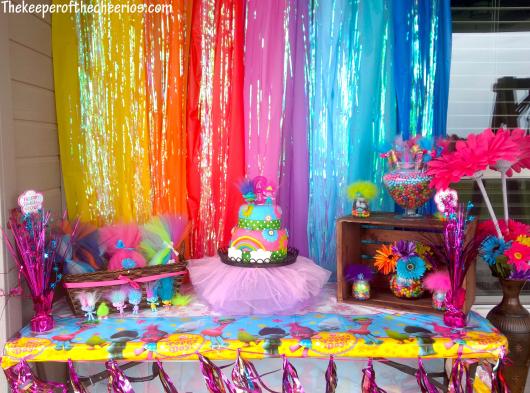 Festa Trolls 70 Inspirações De Bolos Lembrancinhas And Como Decorar 7141