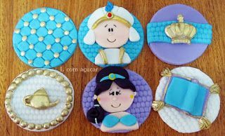 Cupcakes do filme Aladdin.