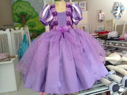 Fantasia Vestido Princesa Sofia Luxo Infantil Imperdivel