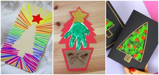 Como Fazer Cartões de Natal Criativos – 72 Ideias & Tutoriais Incríveis!