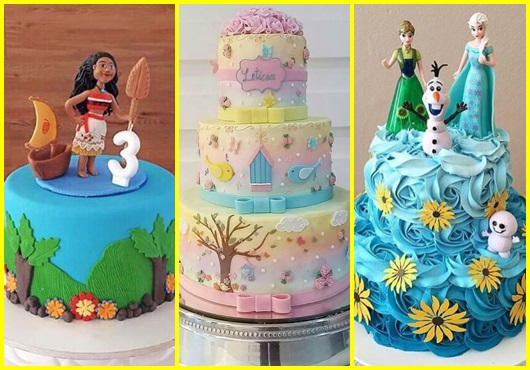 Modelos de bolo para festa infantil