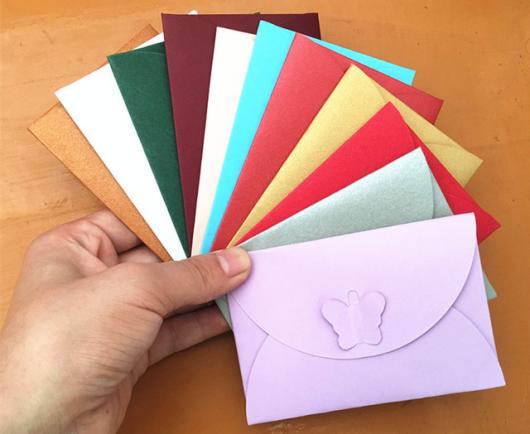 Envelope para convite simples colorido