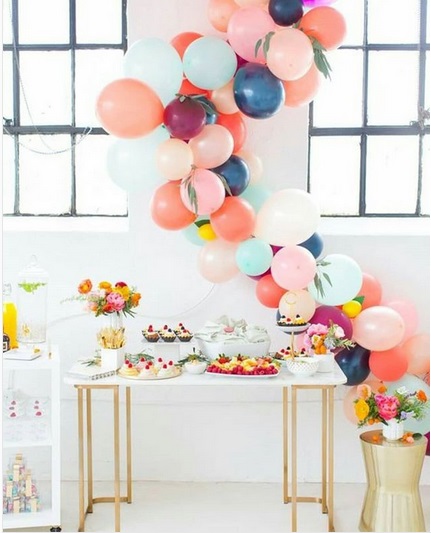 festa decorada com balões