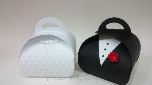 Lembrancinha de Casamento em EVA: embalagem para bem casado