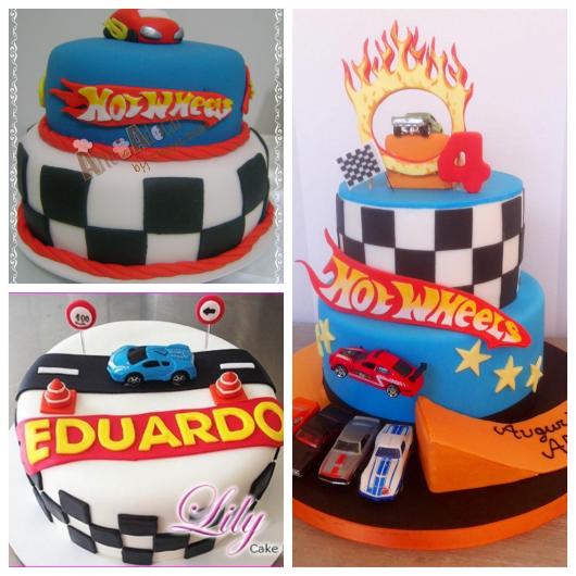 Bolo Hot Wheels, 2 andares, bolo de andar