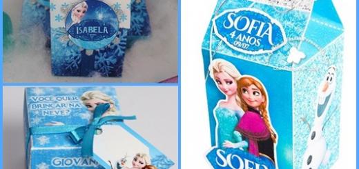 Kit festa Frozen montado