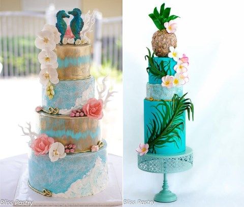 bolo tropical para casamentos
