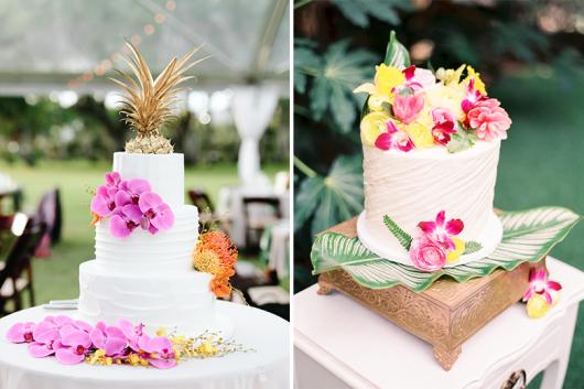bolo tropical tem sido muito usado em casamentos e noivados