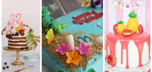 Os bolos tropicais estão na moda!