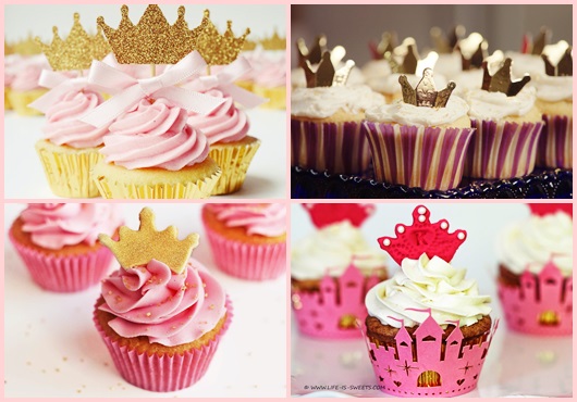 Cupcake Chá de Bebê para o tema Realeza inspirações