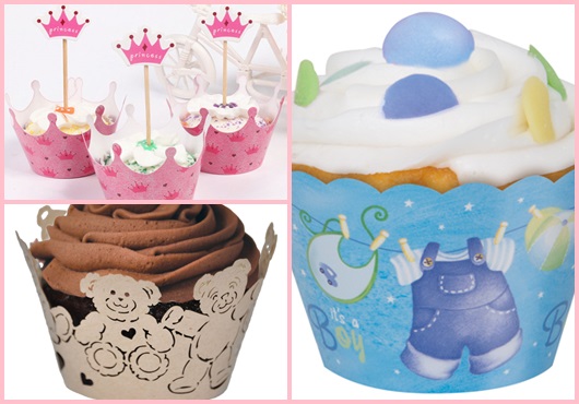 Cupcake Chá de Bebê: Detalhes decorativos