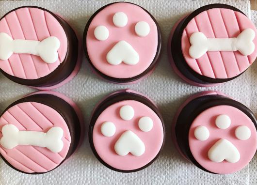 Sugestão de cupcakes da Patrulha Canina para aniversários de menina