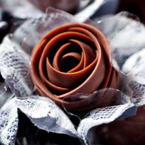 flor de chocolate