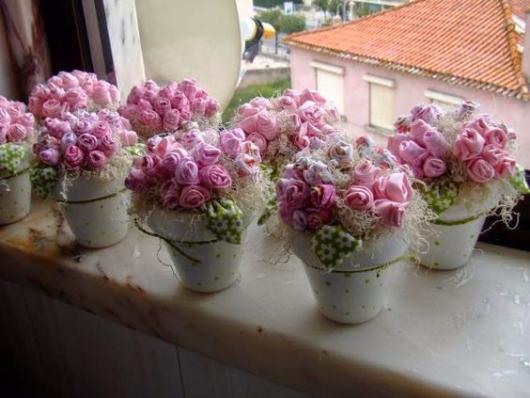 Que tal apostar em vasinhos de flores?