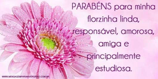 Mensagens de aniversário para filha pequena
