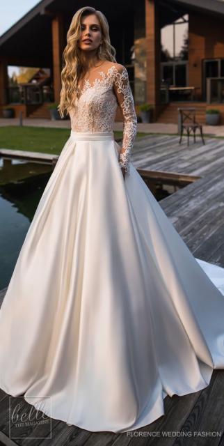 Vestido de Noiva para Casamento de Dia: Longo estilo princesa