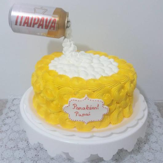 Um bolo da Itaipava simples que dá para fazer em casa