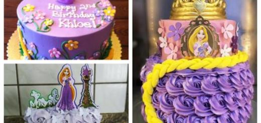 Os bolos da Rapunzel têm sido muito procurados