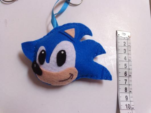 Chaveiro do Sonic personalizado
