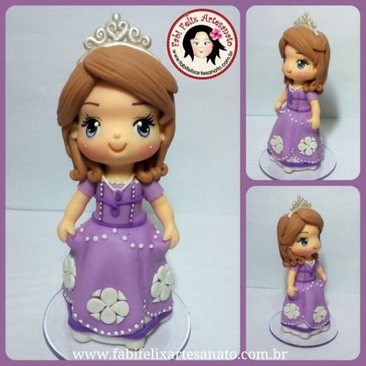 Topo de bolo: Princesa Sofia