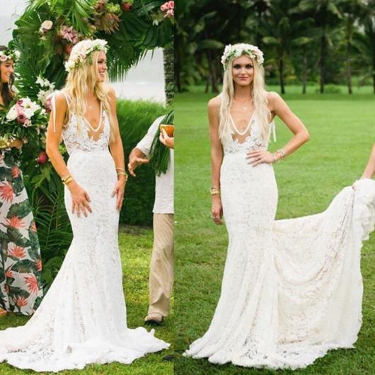 Look noiva perfeito para se casar no campo
