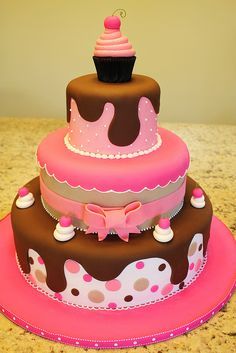Bolos mais lindos do mundo: Bolo para aniversário Cupcake