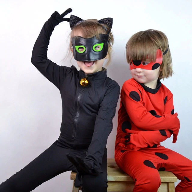 fantasia cat noir para crianças