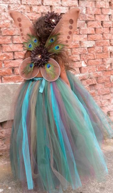 Fantasia com saia de tule: Borboleta