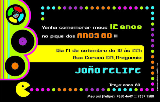 Featured image of post Convite Animado Convite Neon Para Editar Convite tema neon no elo7 stylos cc9251