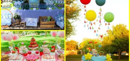 Festa no parque: inspirações