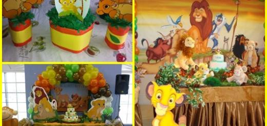 Festa Rei Leão: Inspirações