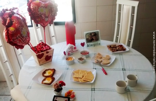 Surpresa de aniversário para marido: Café da manhã
