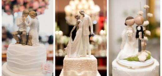 Conheça nesse post uma série de topos de bolo incríveis para seu casamento!