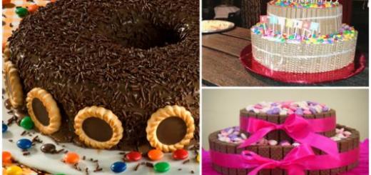 Conheça aqui diversas ideias de bolos decorados com biscoito
