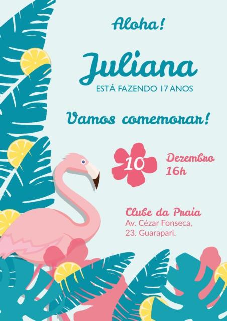 Convite Flamingo – 60 Modelos Tropicais Super Lindos e Modernos!