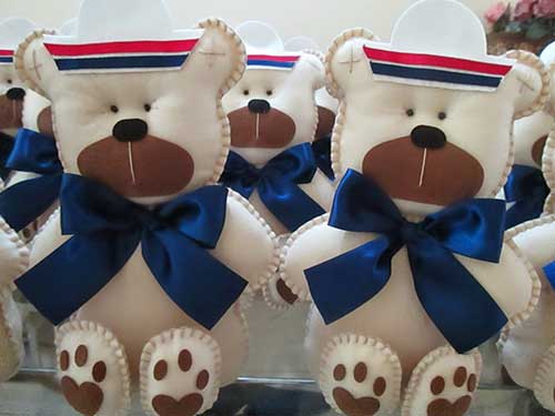 lembrancinha urso da festa ursinho marinheiro