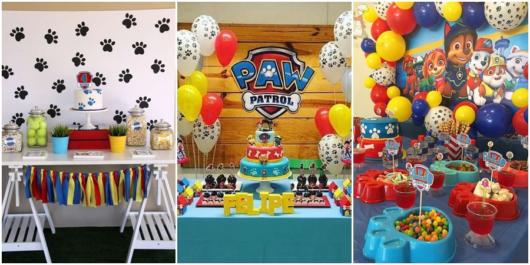 ideias para festa patrulha canina