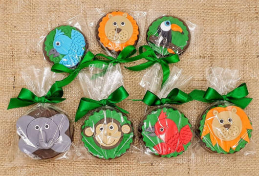 lembrancinhas chá de bebê safari