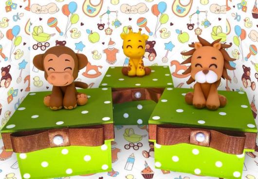 lembrancinhas chá de bebê safari