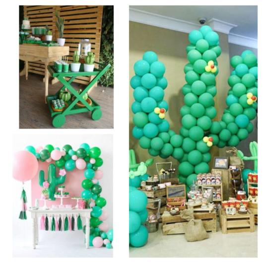 Balões e madeira ajudam na montagem e decoração da comemoração