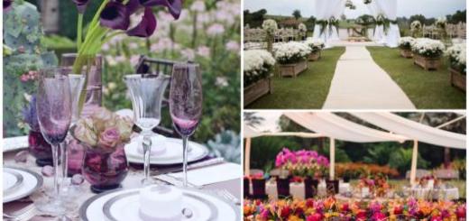 Cores para casamento