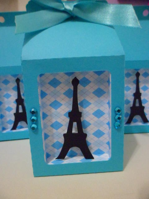 Lembrancinhas azul tiffany Paris