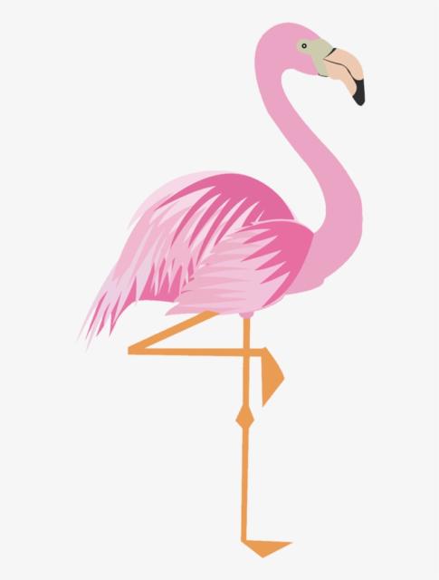 Topo de bolo decorativo para imprimir de flamingos