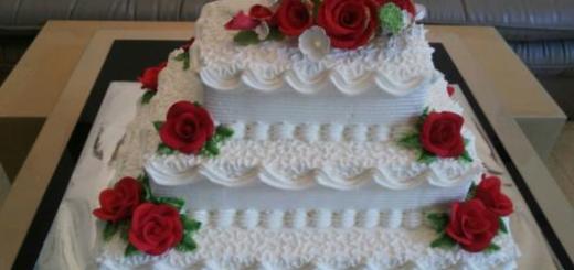 Bolo de chantilly para casamento